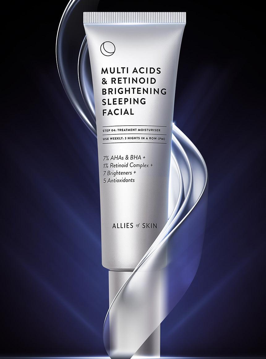 Allies Of Skin Multi Acids & Retinoid Brightening Sleeping Facial