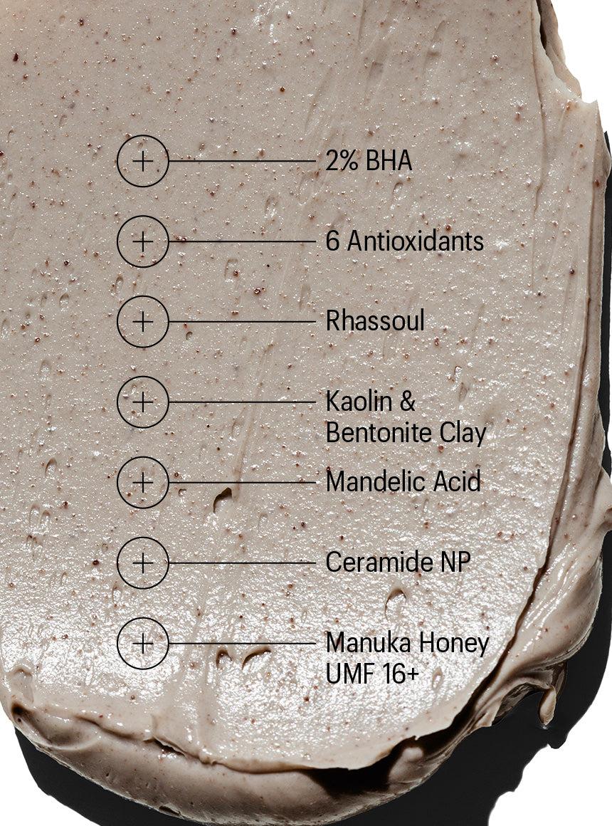 Allies Of Skin Rhassoul & BHA Antioxidants Purifying Mask