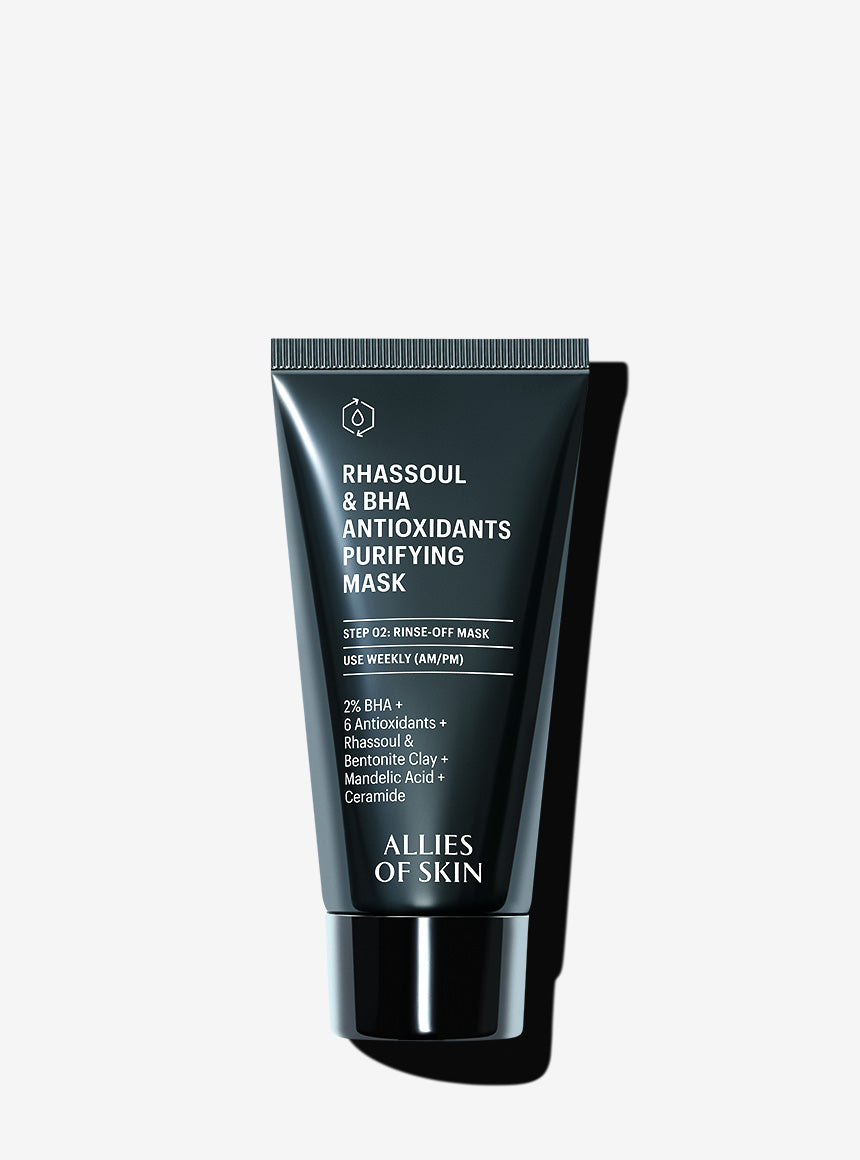 allies of skin Rhassoul & BHA Antioxidants Purifying Mask