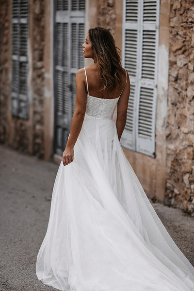 Allure Bridals Bridal Abella E174T - Karina Train