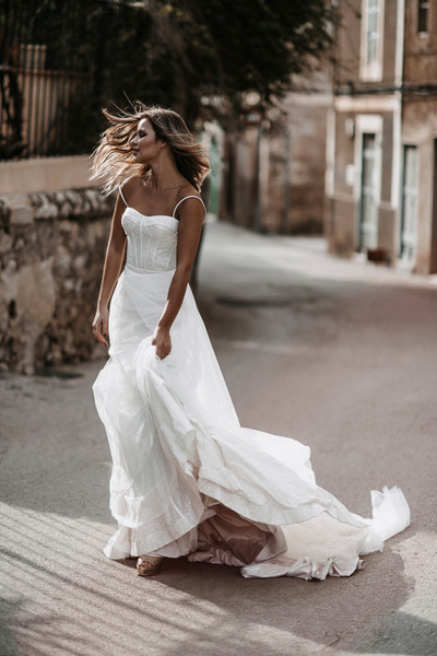 Allure Bridals Bridal Abella E174T - Karina Train