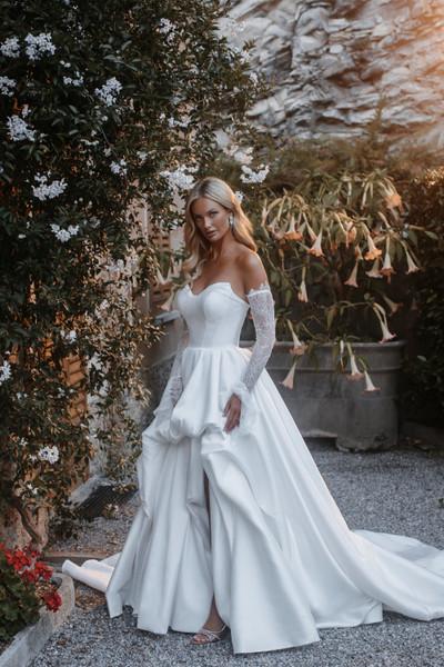 Allure Bridals Bridal Abella E416SL - Nova Sleeves