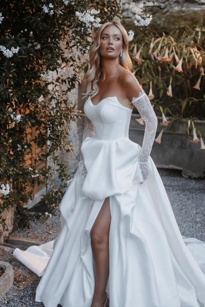 Allure Bridals Bridal Abella E416SL - Nova Sleeves