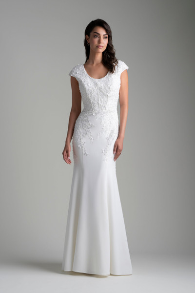 allure bridals Bridal Allure Modest M756