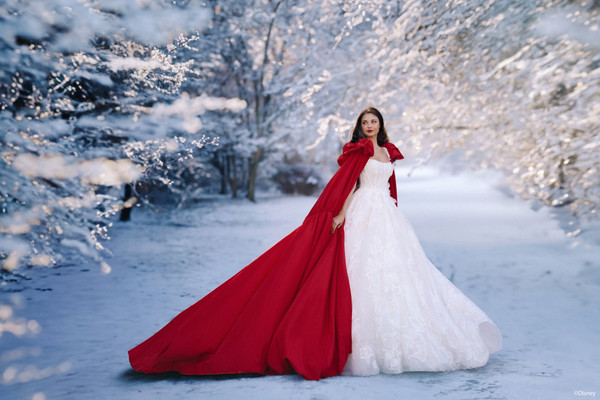Allure Bridals Bridal Disney Fairy Tale Weddings D447CP - Snow White Cape