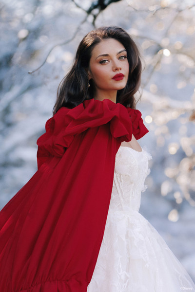 allure bridals Bridal Disney Fairy Tale Weddings D447CP - Snow White Cape