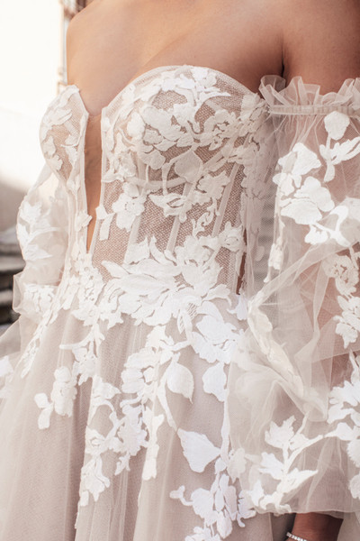 Allure Bridals Bridal Madison James MJ1005SL - Harper Sleeves