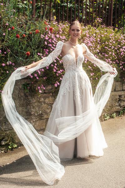 Allure Bridals Bridal Madison James MJ1017SL - Hilton Sleeves