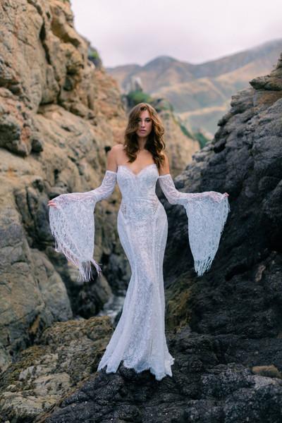 allure bridals Bridal Wilderly Bride F324SL - Toni Sleeves