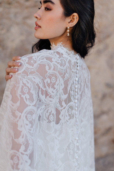Allure Bridals Bridal Wilderly Bride F385CP3 - Cleopatra Cape