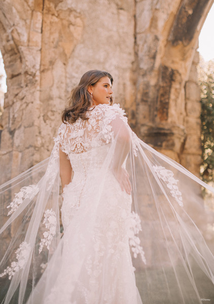 Allure Bridals Dresses Bridal Accessories DP401CP - Aurora Cape