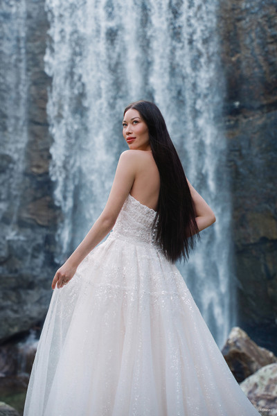 Allure Bridals Dresses Bridal Accessories DP405T - Pocahontas Train