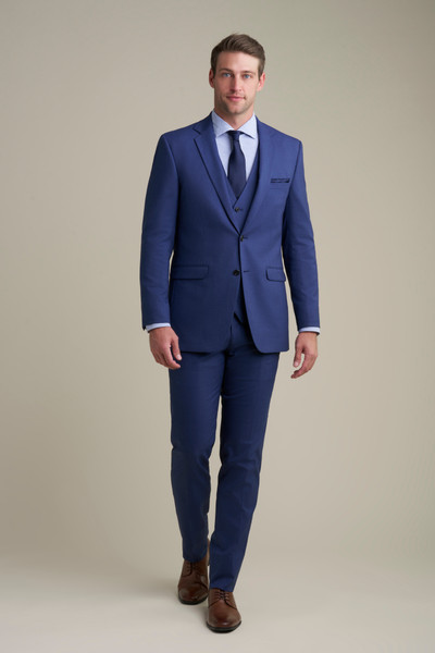 Allure Bridals Mens The Retail Blue Notch Lapel Suit