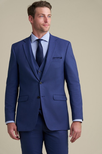 Allure Bridals Mens The Retail Blue Notch Lapel Suit