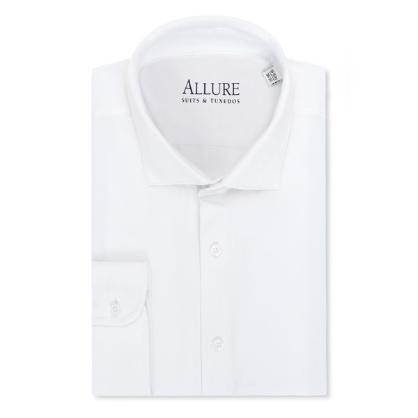 Allure Bridals Mens The Retail Lay Down Collar Dress Shirt