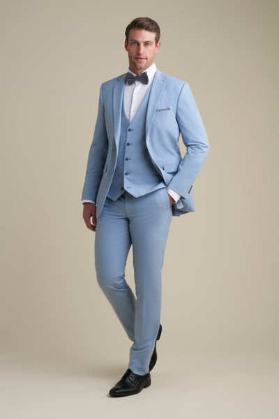 Allure Bridals Mens The Retail Light Blue Notch Lapel Suit