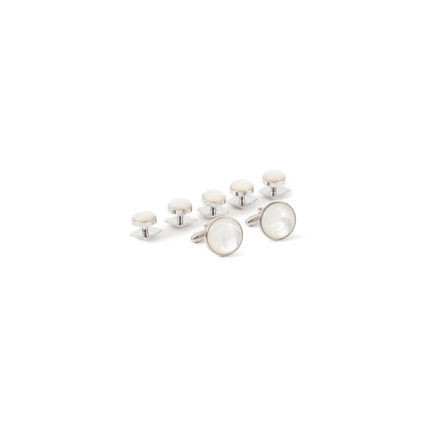 allure bridals Mens The Retail Mother of Pearl Cufflinks