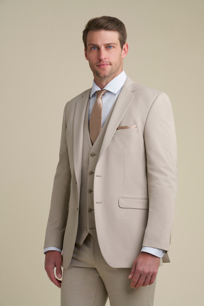 Allure Bridals Mens The Retail Tan Notch Lapel Suit