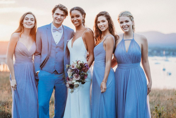 Allure Bridals Suits And Wedding Tuxedos The Brunswick Suits Cornflower