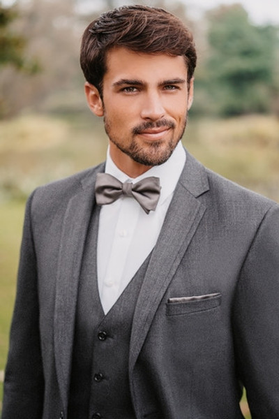 allure bridals Suits and Wedding Tuxedos The Ridge Suits Graphite Gray Notch Lapel