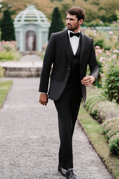 Allure Bridals Suits And Wedding Tuxedos The Ridge Suits Ultra Black Notch Lapel