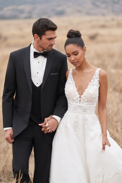 Allure Bridals Suits And Wedding Tuxedos The Tuxedo Suits Black Essentials Notch Lapel Tuxedo