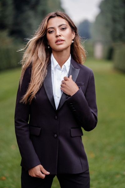 Allure Bridals Suits And Wedding Tuxedos The Tuxedo Suits Women's Tuxedo Long Coat