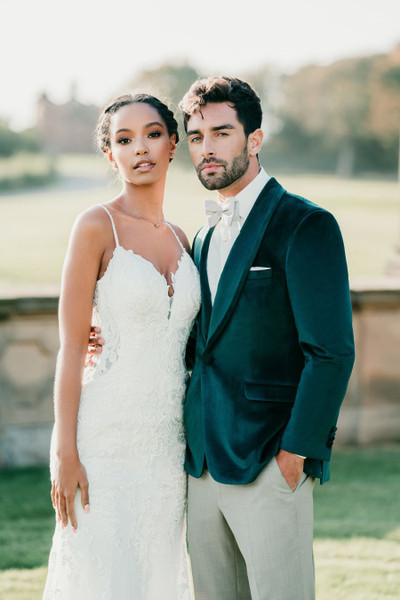 Allure Bridals Suits And Wedding Tuxedos The Venice Velvet Jackets Emerald Shawl Lapel Jacket