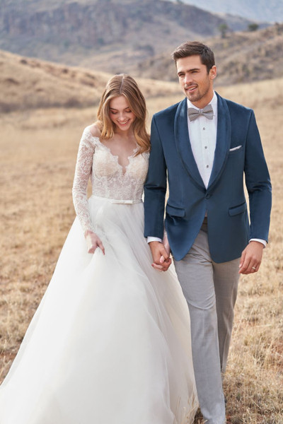 allure bridals Suits and Wedding Tuxedos The Venice Velvet Jackets Deep Aqua Shawl Lapel Jacket
