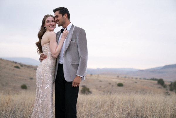 Allure Bridals Suits And Wedding Tuxedos The Venice Velvet Jackets Platinum Shawl Lapel Jacket