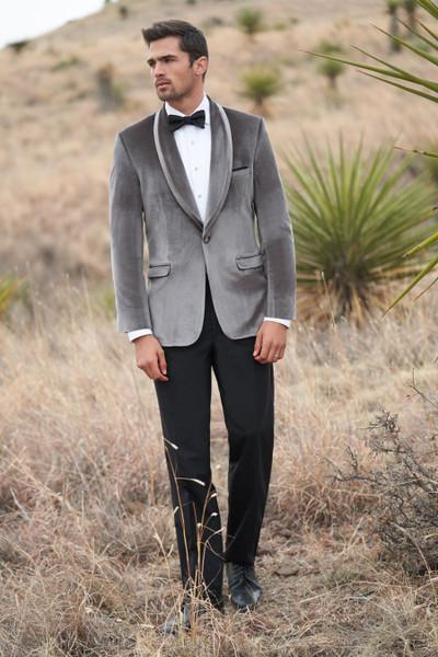 allure bridals Suits and Wedding Tuxedos The Venice Velvet Jackets Silver Gray Shawl Lapel Jacket allure bridals Suits and Wedding Tuxedos The Venice Velvet Jackets Silver Gray Shawl Lapel Jacket