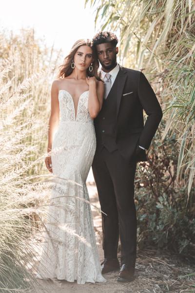 allure bridals Suits and Wedding Tuxedos The Vows Collection Suits Dark Brown