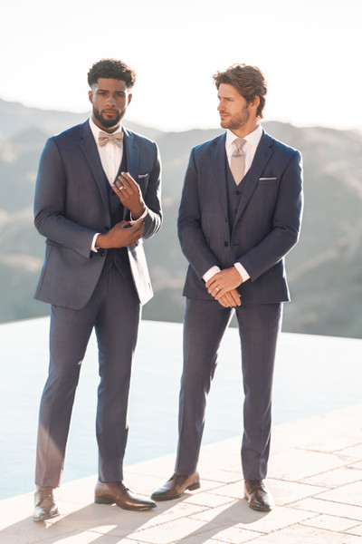 allure bridals Suits and Wedding Tuxedos The Vows Collection Suits Dark Blue
