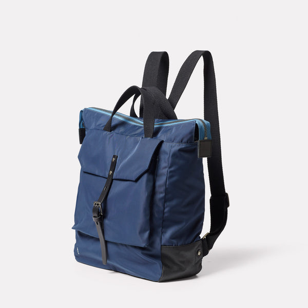 Ally Capellino Frances Backpack In Marine Twill