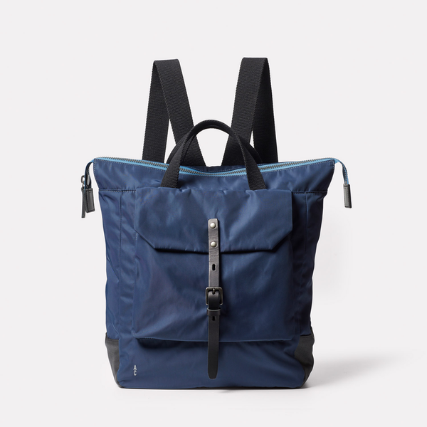 ally capellino Frances Backpack in Marine Twill