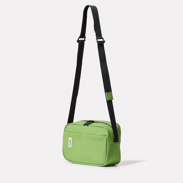 ally Capellino Hinge Hemp Crossbody Bag In Grass