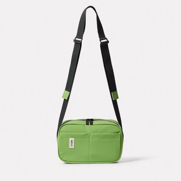ally capellino Hinge Hemp Crossbody Bag in Grass