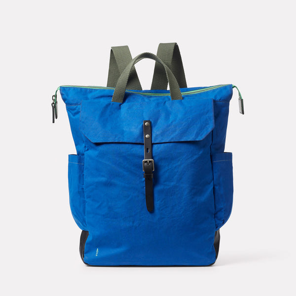 ally capellino Fin Waxed Cotton Backpack in Oxbridge