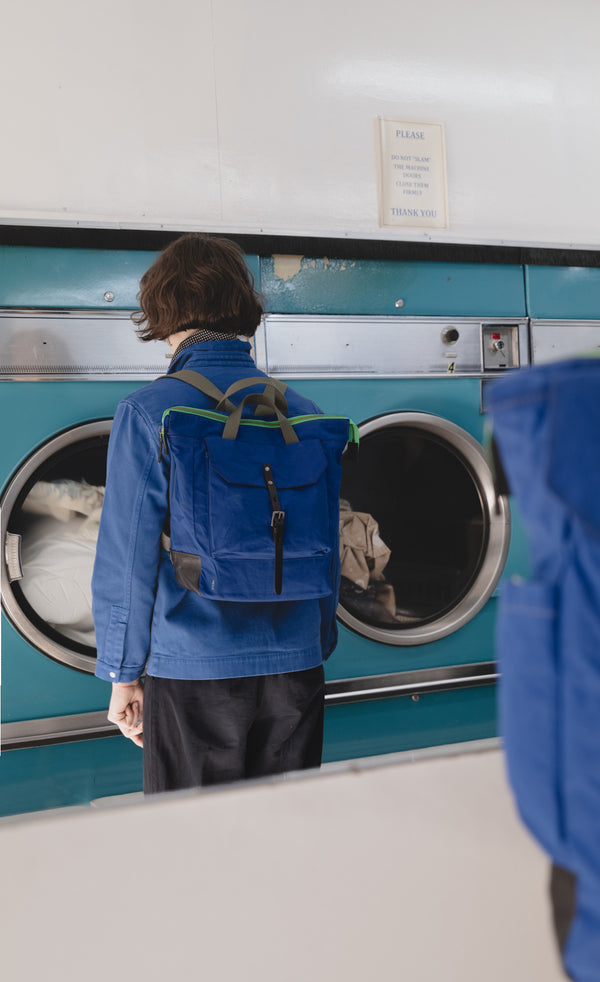 Ally Capellino Frances Waxed Cotton Rucksack In Oxbridge