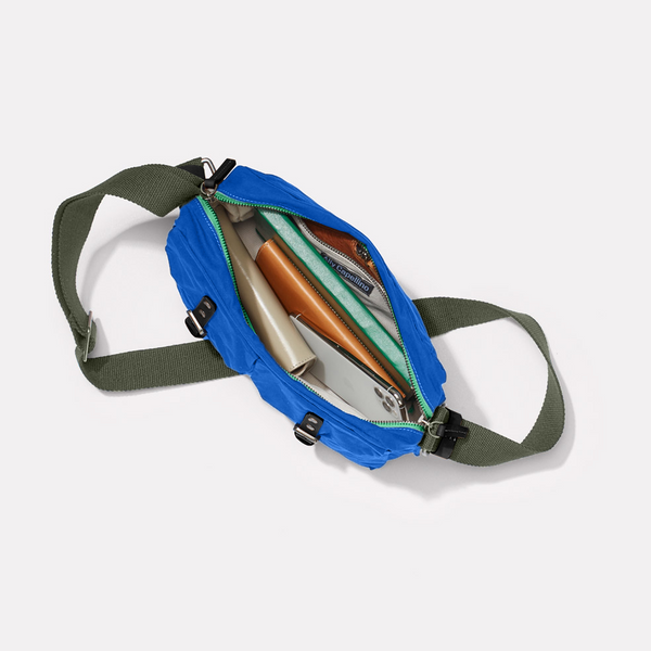 Ally Capellino Franco Waxed Cotton Crossbody Bag In Oxbridge