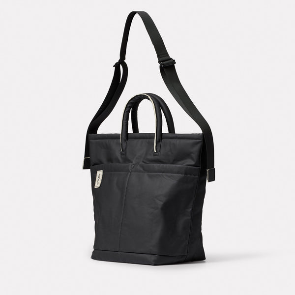 Ally Capellino Hadley Abaca Crossbody Bucket Bag In Black