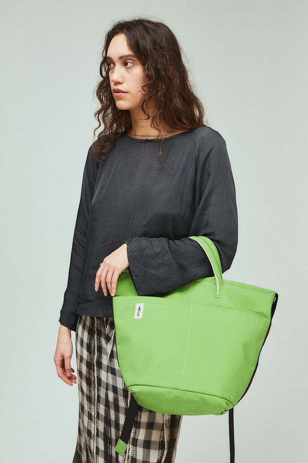 Ally Capellino Hadley Hemp Crossbody Bucket Bag In Grass