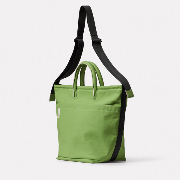 Ally Capellino Hadley Hemp Crossbody Bucket Bag In Grass