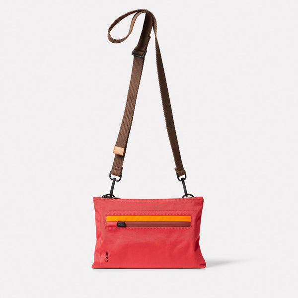 ally capellino Herb Travel Cycle Recycled Crossbody Bag in Crimson