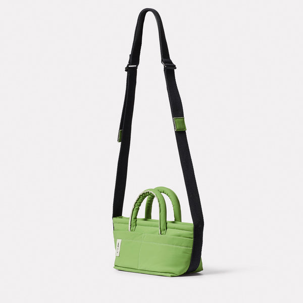 Ally Capellino Hester Hemp Top Handle Crossbody Bag In Grass