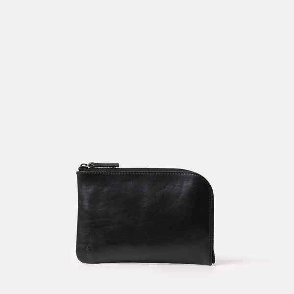 ally capellino Hocker Medium Calvert Leather Purse in All Black