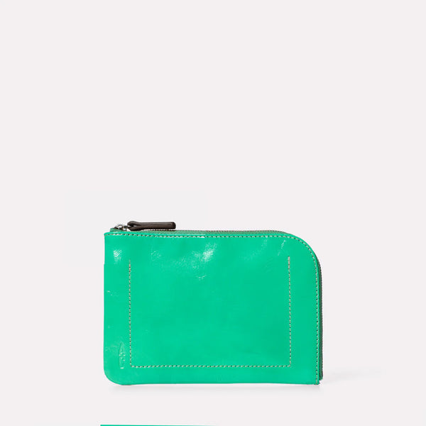 ally capellino Hocker Medium Leather Purse in Green