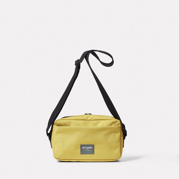 Ally Capellino Hotspur Travel Cycle Recycled Crossbody Bag In Lemon