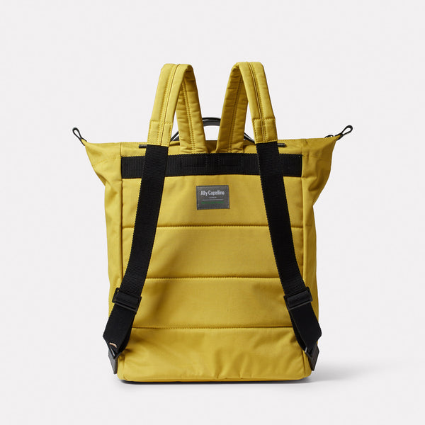 Ally Capellino Hoy Travel Cycle Recycled Backpack In Lemon