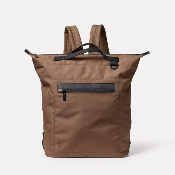 ally capellino Hoy Travel Cycle Recycled Backpack in Silt